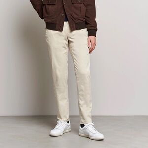 Incotex Men’s Beige Slim Fit Slacks Cotton‎ Twill Chino Pants